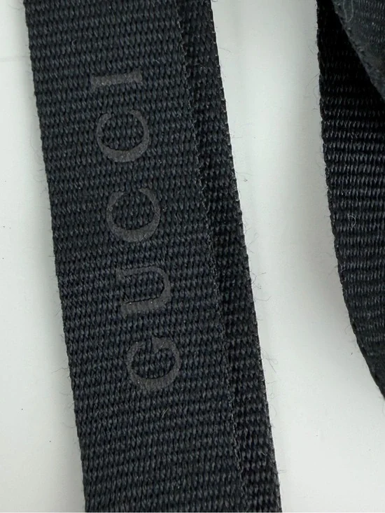 Gucci Logo Ribbon Black Gift Wrap Ribbon 76” Luxury Packaging Ribbon