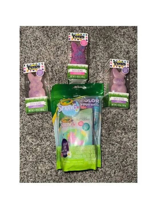 Girls Peeps & Crayola Multi-color Bath Bomb & Body Set One Size