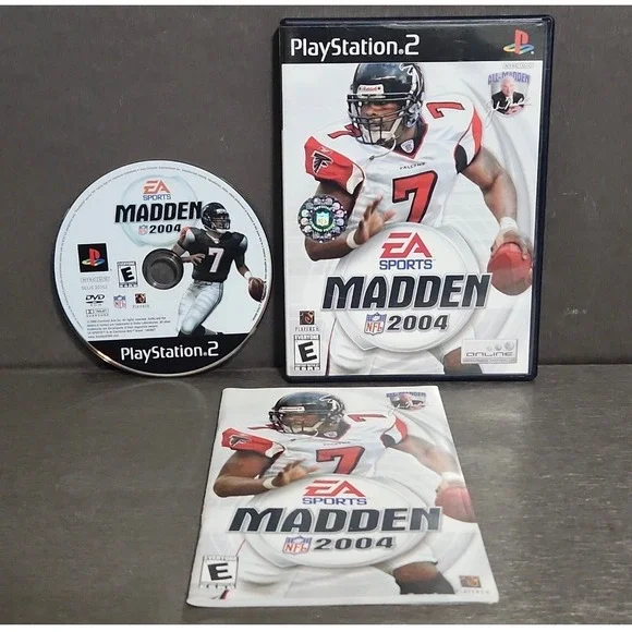 Madden NFL 2004 PlayStation 2 PS2 Game CIB Michael Vick