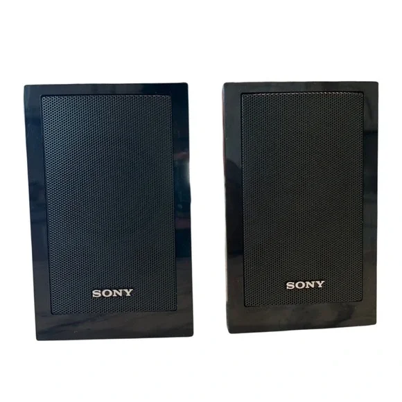 Sony SS-TS102 Surround Sound Satellite Speakers Pair Black (Tested & Working)