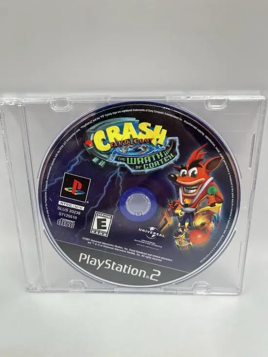 PS2 PlayStation 2 Crash Bandicoot: The Wrath Of Cortex TESTED DISC ONLY