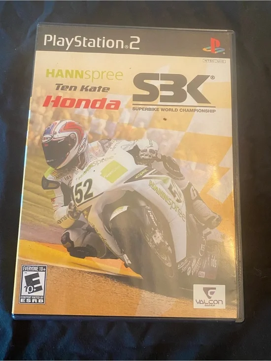 Sony PlayStation 2 SBK Superbike World Championship - White & Yellow Cover