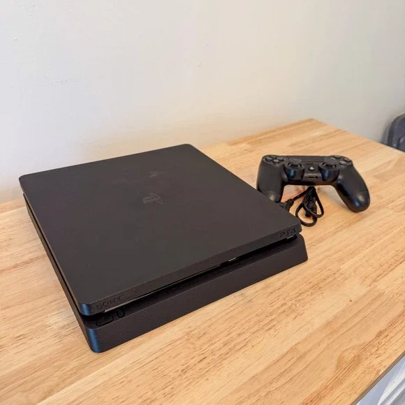 Sony PlayStation 4 Slim 1TB Console Black with DualShock 4 Controller