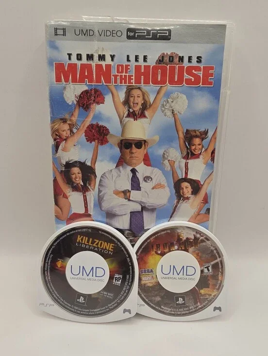 Sony PSP Lot Man of the House Movie, Killzone Liberation, 2008 Iron Man