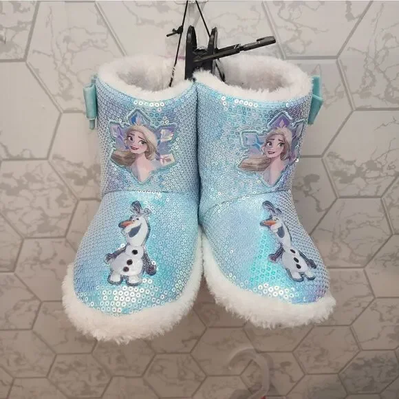 New Frozen Toddler Girls Slipper Bootie