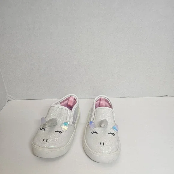 Toddler Unicorn Shoes Carters Size 5 Slip‎ On Glitter Girls