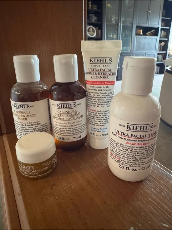 Kiehl's Kids Bath & Skin Travel Set in White and Brown