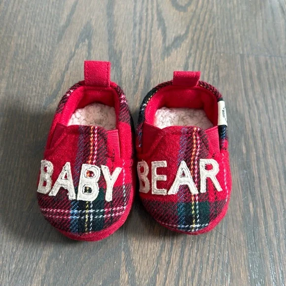 Baby Bear Buffalo Check Clog Slipper - 3-6 months