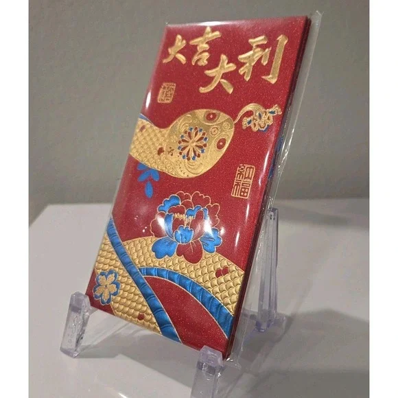 6 Pcs Chinese New Year Red Envelopes Year of the Snake Hongbao Lucky Money Gift
