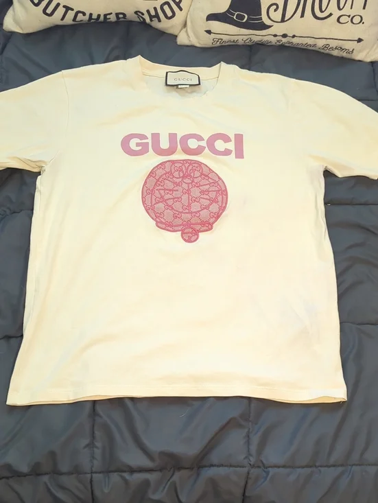 Authentic Gucci Embroidered Shirt Size L