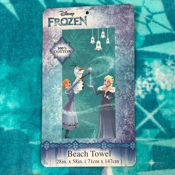 KIDS - Disney - ‘Frozen’ Beach Towel. 28“ x 58”. NWT. Firm! No offers!