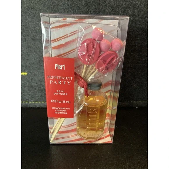 Pier 1 Imports‎ Diffuser Peppermint Party .95 oz NEW SEALED Discontinued