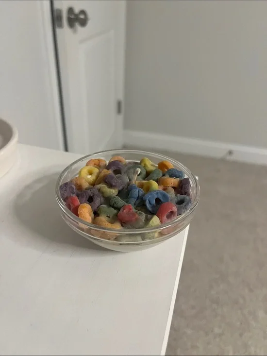 Colorful Cereal Bowl - Multicolor Breakfast Cereal Candle