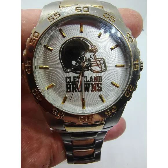 Cleveland Browns Football Team Game Time Men's Watch