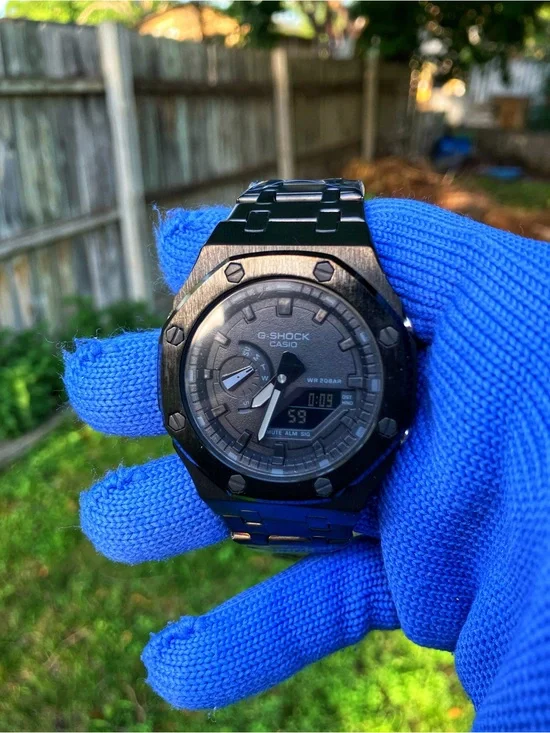 Custom G Shock Black Ap style Colorway