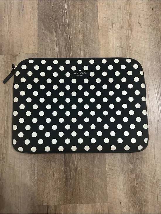 kate spade Black and White Polka Dot Tablet Sleeve