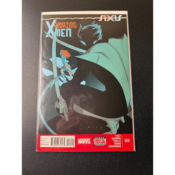 Amazing X-Men 14 Marvel Axis Nightcrawler‎ Mystique Yost Barberi 2014 Comic Book