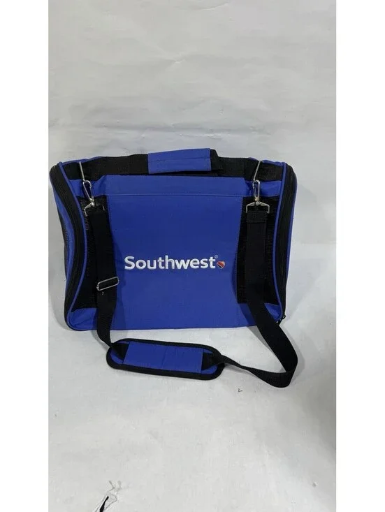 Southwest Airlines Official Pet Carrier Mesh Sides Under Seat Travel Bag Dog Cat