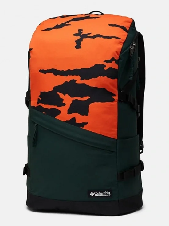 COLUMBIA Falmouth 24L Backpack Men’s Women’s Green Fleece Top Access Laptop
