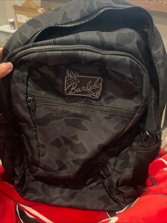 BURLEBO Black Camo Men’s Backpack