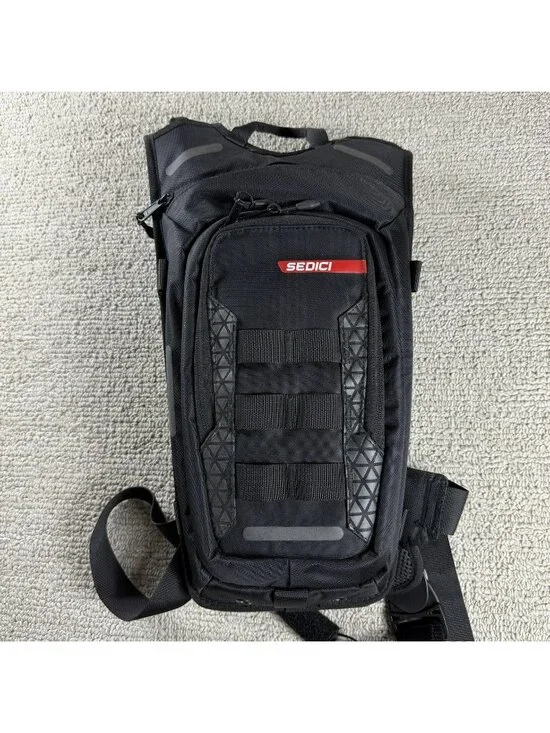 Sedici Acqua Hydration 3L Backpack Black Biker Motorcycle