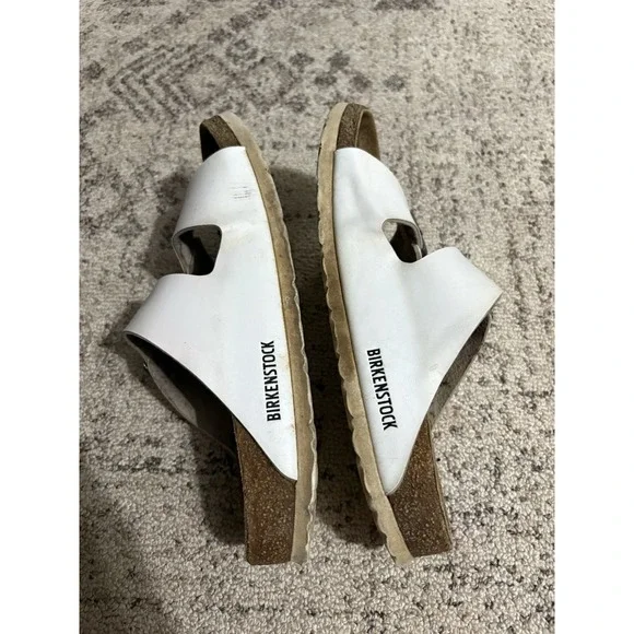 White Birkenstock Sandals Size 38