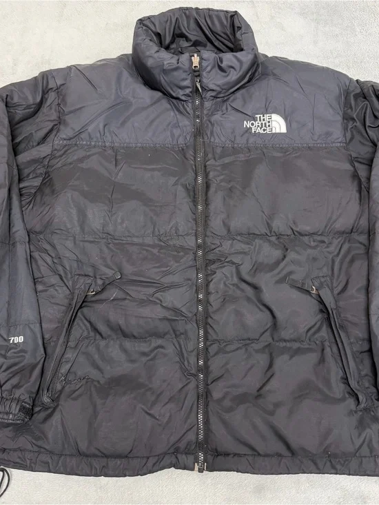Vtg The North Face 700 Goose Down Nuptse Puffer Jacket Coat Mens XL *FLAWS*