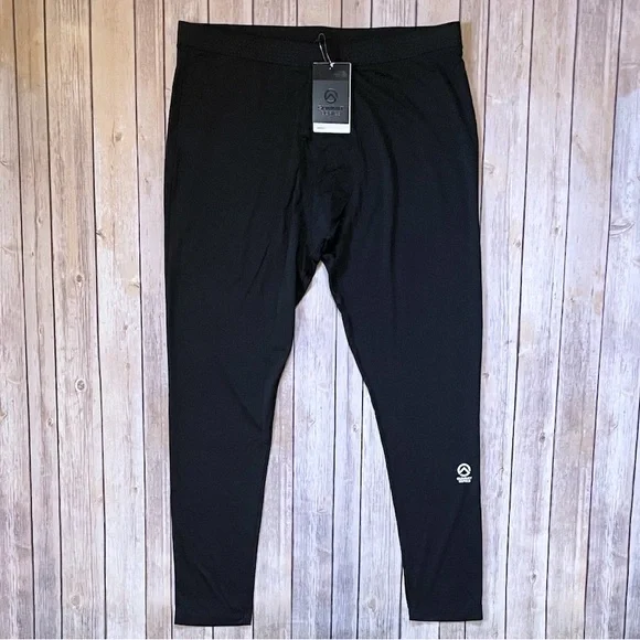 Men's Black Performance Base Layer Pants