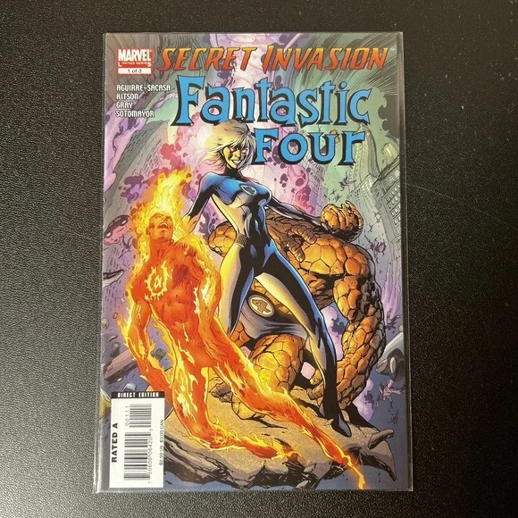 Secret Invasion Fantastic Four # 1 of‎ 3 July 2008 Marvel Comics