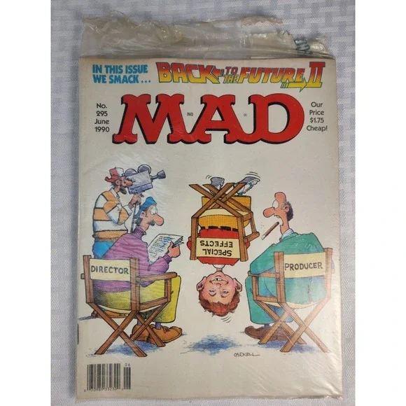 Mad Magazine Issue #295 June 1990 Back to the Future MINT!