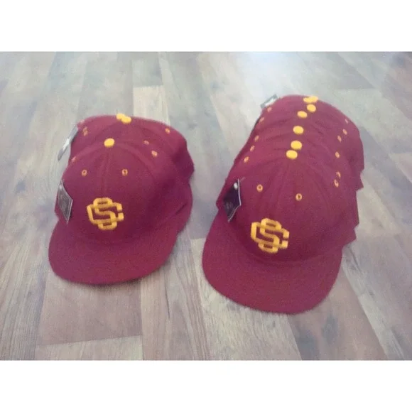USC TROJANS WHOLESALE LOT 10HATS  1980S 1990S 80S‎ 90S VINTAGE FITTED USA MADE