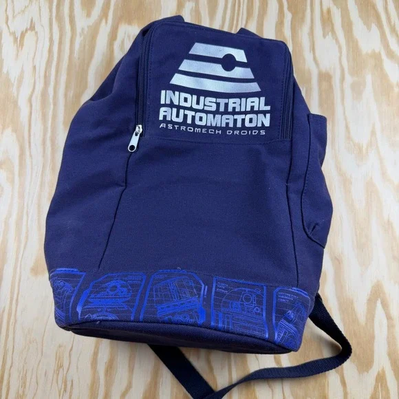 Star Wars Galaxys Edge Industrial Automaton Astromech Droids Backpack Navy Blue