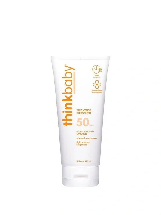 Thinkbaby Mineral Sunscreen with Non-Nano Zinc Oxide UVA/UVB Protection SPF 50