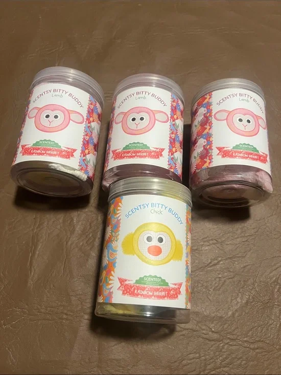 Lamb & Chick Scented Kids Bitty Buddy - Pink & Yellow
