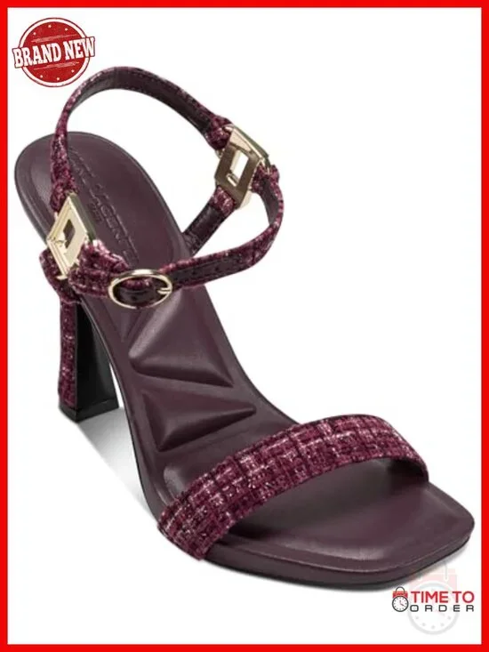Evening Ankle Strap Dress Heel with Cushioned Insole
