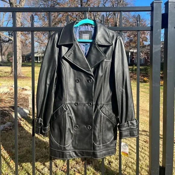American Modern Alexander Julian Genuine Lambskin Leather Jacket