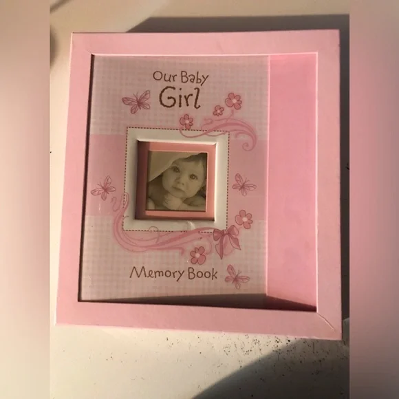 Vintage 1st Edition~Our Baby Girl Memory Book~Pink~Christian Art Gifts~60+Pages~