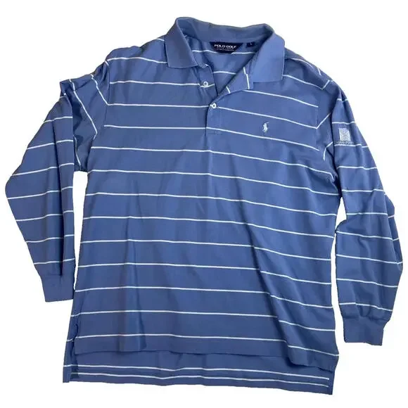 Ralph Lauren Polo Golf Shirt - 100% Pima Cotton - Haig Point‎ Club - Large Size