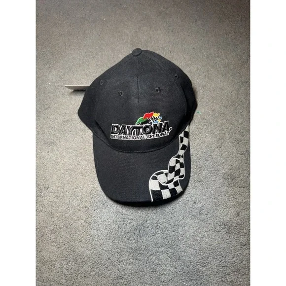 VTG Daytona International Speedway NASCAR Hat NWT Checkered Flag Y2K Deadstock