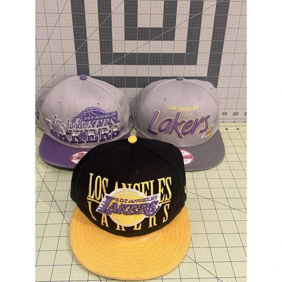 La Lakers Hat‎ Lot Of 3