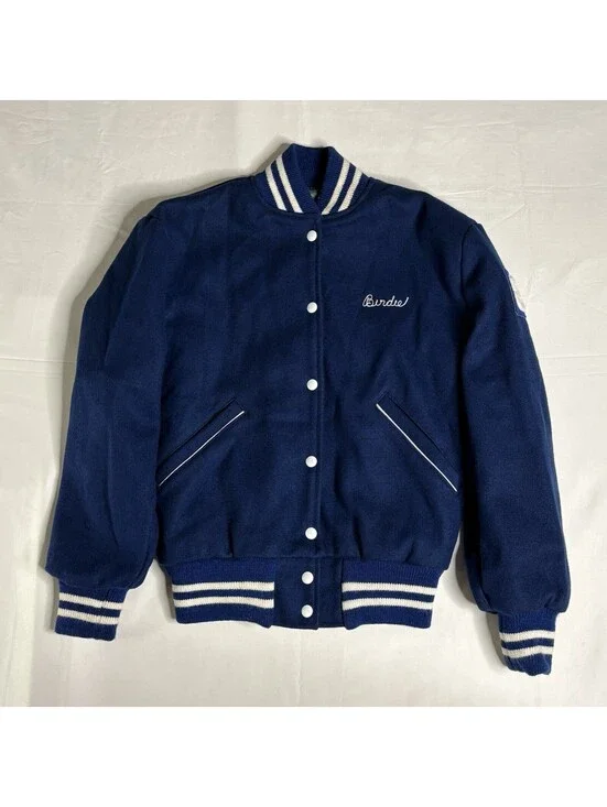 Vintage 1970s The Standard Pennant Co. Varsity Wool Bomber -