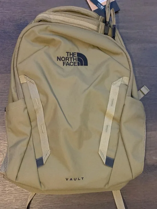 The North Face Vault Backpack in Tan