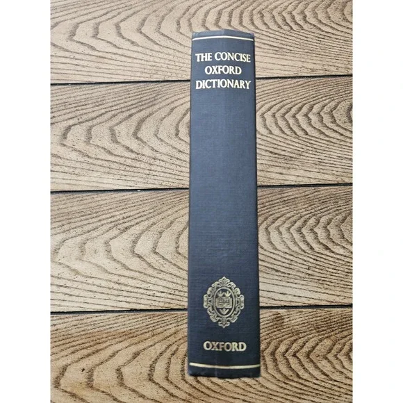 Vintage Concise Oxford Dictionary 6th Edition 1976 Thumb Index Hardcover