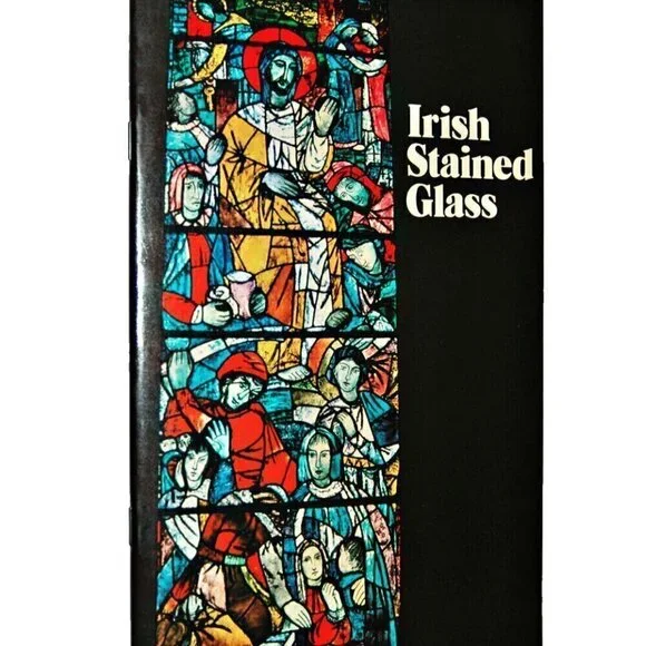 Irish Stained Glass by Michael Wynne Book Vintage 1977