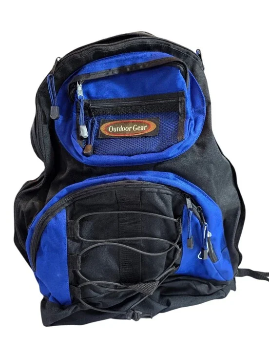 Outdoor Gear Blue and Black Backpack EUC