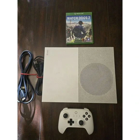 Microsoft Xbox One S Console Bundle  w/ Wireless Controller And 1 Game