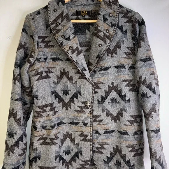 L&B‎ Western Aztec Jacket Womens medium