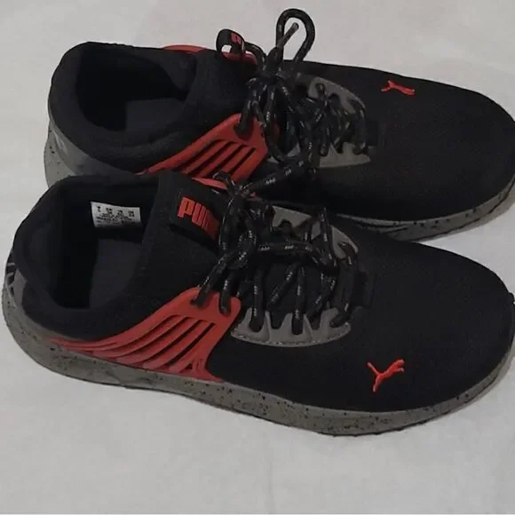 Puma 382432-01 Gray Black Lace up