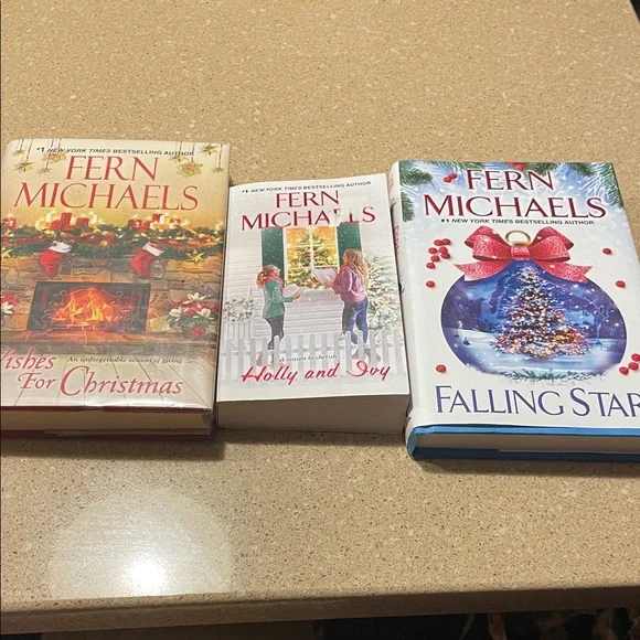 Fern Michaels Christmas Book Set-two hardcovers, one paperback