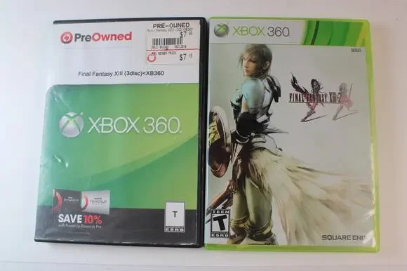 2 games: Final Fantasy XIII + XIII-2 (Microsoft XBox 360) Authentic, Tested